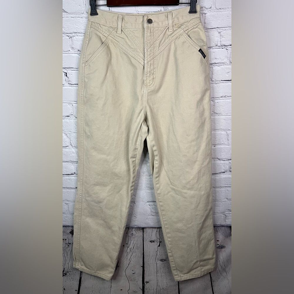 Rockies Vintage Rocky Mountain Bareback Tan Jeans Women 11/12 Western High Rise - Picture 1 of 11